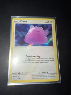 Ditto 17/18 Detective Pikachu Ditto HOLO -- ULTRA RARE Pokemon card - Image 1