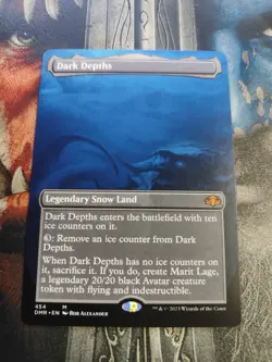 Dark Depths (Borderless) - Dominaria Remastered (DMR)(454) - Magic The Gathering - Image 1