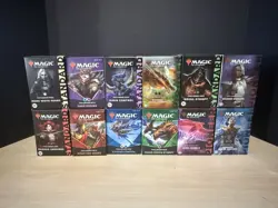 MIXED LOT OF 12 MAGIC THE GATHERING MTG FACTORY SEALED CHALLENGER DECK BOXES - Image 1