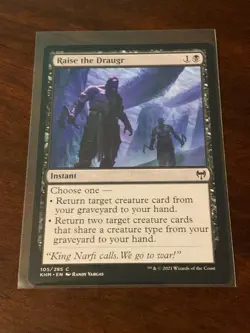 Magic the Gathering Kaldheim Raise the Draugr - Image 1