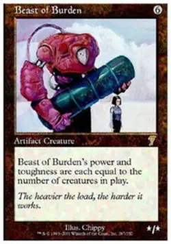 Beast of Burden ~ Near Mint 7th Edition Seventh MTG Magic UltimateMTG Artifact C - Image 1