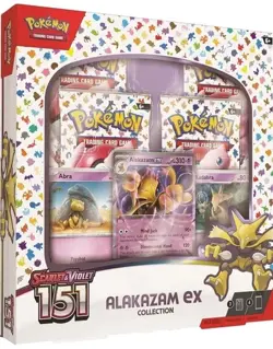 Pokemon TCG: Scarlet & Violet - 151 Alakazam EX Collection Box - Sealed - Image 1