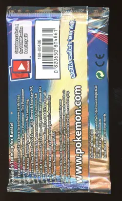 2019 POKEMON SUN & MOON TEAM-UP BOOSTER PACK SNORLAX & EEVEE ART FACTORY SEALED - Image 2