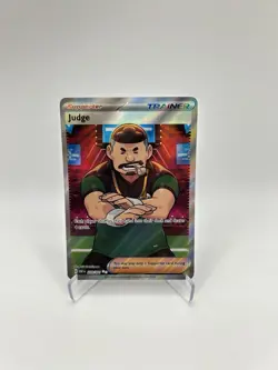 Judge - Full Art Trainer - Illustration Rare - 228 - Paldean Fates - Pokemon TCG - Image 3