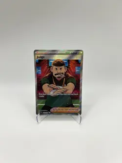 Judge - Full Art Trainer - Illustration Rare - 228 - Paldean Fates - Pokemon TCG - Image 5