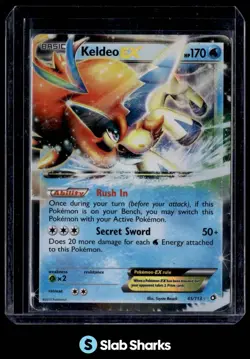 2013 POKEMON BLACK & WHITE LEGENDARY TREASURES #45/113 KELDEO HOLO - Image 1