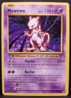 POKEMON TCG ~ MEWTWO ~51/108 ~ XY EVOLUTIONS (2016) ~ NM - Image 1