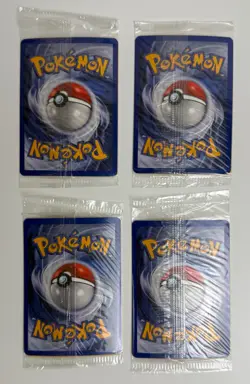 2001 WOTC POKEMON MOVIE ENTEI #34 BLACK STAR PROMO REVERSE HOLO LOT OF 4 SEALED - Image 4