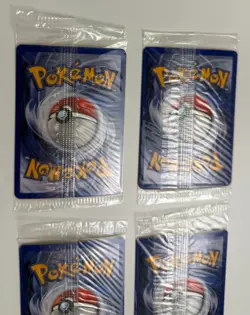 2001 WOTC POKEMON MOVIE ENTEI #34 BLACK STAR PROMO REVERSE HOLO LOT OF 4 SEALED - Image 5
