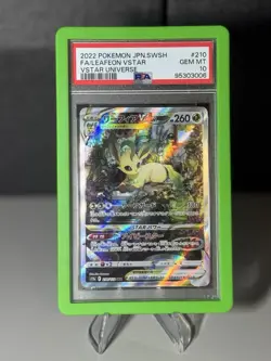 Leafeon VSTAR 210/172 Pokemon VSTAR Universe Japanese PSA 10 Gem Mint - Image 1