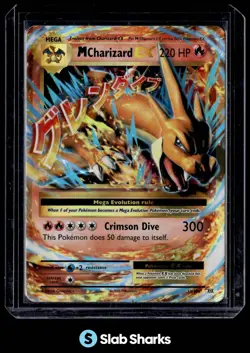 2016 POKEMON XY EVOLUTIONS #13/108 MEGA CHARIZARD HOLO - Image 1
