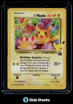 2021 POKEMON SWORD & SHIELD CELEBRATIONS #24 PIKACHU CLASSIC COLLECTION - Image 1