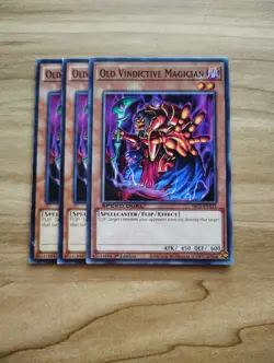Yu-Gi-Oh! - Old Vindictive Magician 3X - Complete Playset - Image 1