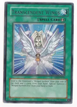 Light Play x 1 Transcendent Wings - CRV-EN045 - Rare - Unlimited Edition CRV - Image 1