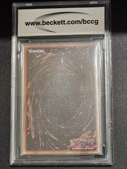 Yu-Gi-Oh! Legend Blue Eyes White Dragon 2002 Unlimited LOB-001 Beckett BCCG 10 - Image 2