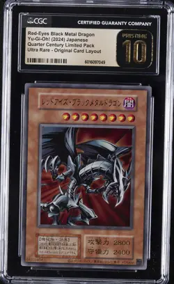 2024 YU-GI-OH! JAPANESE RED-EYES BLACK METAL DRAGON CGC 10 PRISTINE - Image 1