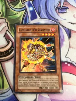 GLADIATOR BEAST LAQUARI FRENCH COMMON TU01-EN017 FR017 LIGHT PLAY YUGIOH - Image 1
