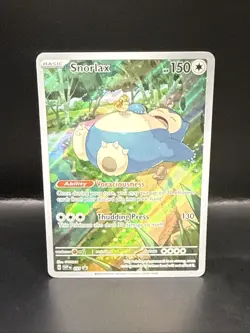 Pokemon Card Snorlax SVP EN 051 Scarlet & Violet 151 Promo Holo SVP051 - Image 3