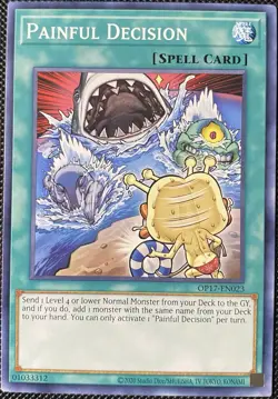 Painful Decision OP17-EN023 OTS Tournament Pack 17 Unlimited - Yugioh Card - Image 1