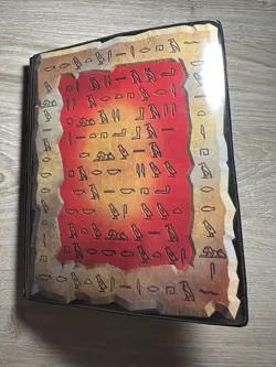 Vintage Egyptian 2002 Binder 160 Card Lot My Yugioh Collection - Image 1