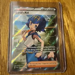 Lanas Aid 207/167 Ultra Rare Full Art Card Pokemon TCG Twilight Masquerade - Image 1