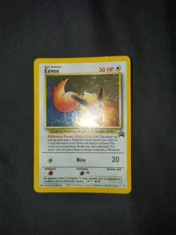 Pokemon TCG Eevee #11 Black Star Holo Promo Card rare - Image 1