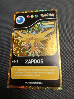 2024 POKEMON POKEDEX BLACK Card #145 Zapdos Peru Edition US Seller - Image 1