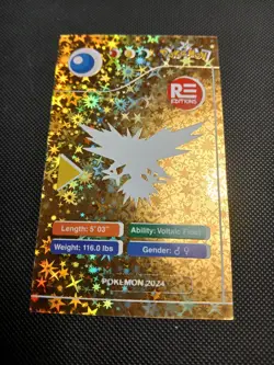 2024 POKEMON POKEDEX BLACK Card #145 Zapdos Peru Edition US Seller - Image 2