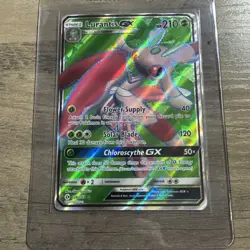 Lurantis GX - 138/149 - Pokemon Sun & Moon Base Set Full Art Ultra Rare Card NM - Image 1