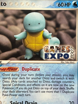 Ditto GAMES EXPO Card- Ex Delta Species 64/113-Super Rare Pokemon Promo -NM - Image 2