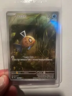 Pokemon Card Feebas 198/191 Surging Sparks Illustration Rare - Near Mint - Image 1