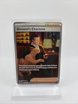Pokemon Illustration Card Giovannis Charisma 204/165 S&V 151 NM Condition - Image 1