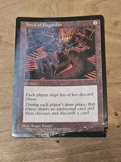 MTG Visions Anvil of Bogardan #3 Magic the Gathering Card Rare Artifact - Image 1