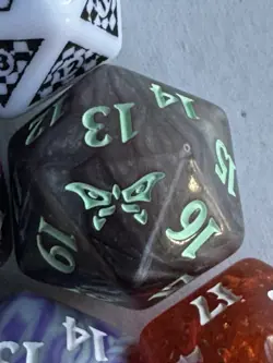 OVERSIZED D20 SPINDOWN Die Lot of 6 Magic the Gathering MTG - Image 3