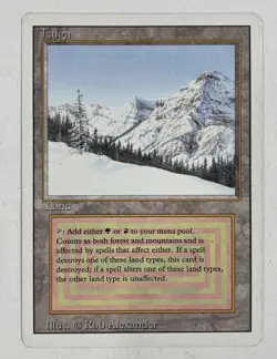 Taiga Revised LP Light Play MTG Magic The Gathering B - Image 1