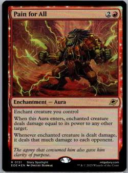 Pain for All (R) Foil #151 Edge of Eternities MTG NM - Image 1