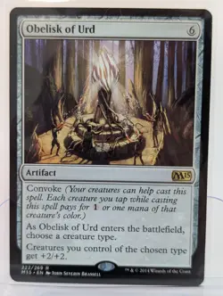 MTG Magic the Gathering Obelisk of Urd (222/298) Magic 2015 NM/LP - Image 1