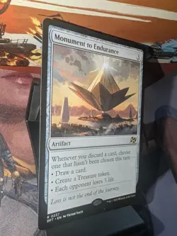 Monument to Endurance MTG Aetherdrift Regular NM Never Played - Image 3