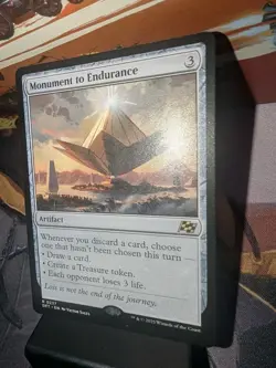 Monument to Endurance MTG Aetherdrift Regular NM Never Played - Image 4