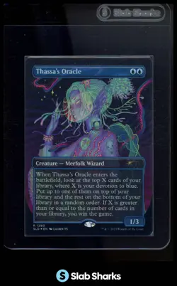 MAGIC THE GATHERING SECRET LAIR BORDERLESS FOIL THASSA'S ORACLE #1280 - Image 1