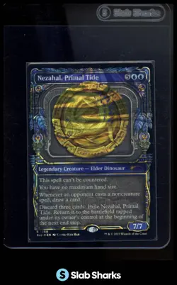 2023 MTG SECRET LAIR DROP SERIES R 1268 NEZAHAL, PRIMAL TIDE HALO FOIL - Image 1