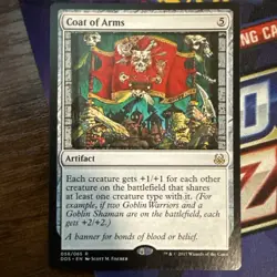 MTG Magic The Gathering Coat Of Arms Mind Vs Might - Image 1