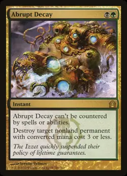 Abrupt Decay (RTR-141) - Return to Ravnica - Image 1