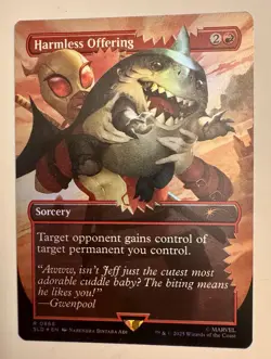 MTG SLD Marvel Deadpool Harmless Offering FOIL - Image 1