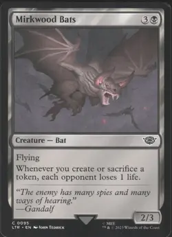 Mirkwood Bats 95 Magic: the gathering Lord of The RIngs - Image 1