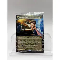 Peter Parker, Amazing Spider-Man Borderless Marvel's Spider-Man Mythic (SPM) MTG - Image 1