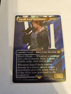 Squall, SeeD Mercenary Borderless Surge FOIL MTG FIN Nm/M - Image 1