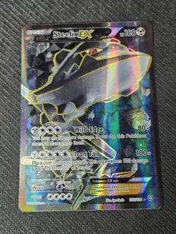 Pokemon Steam Siege Steelix EX Full Art 108/114 XY NM - Image 1