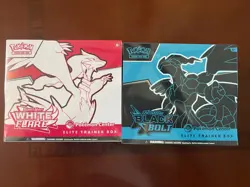 Pokemon Center Black Bolt & White Flare Elite Trainer Box ETB Set New Sealed - Image 1