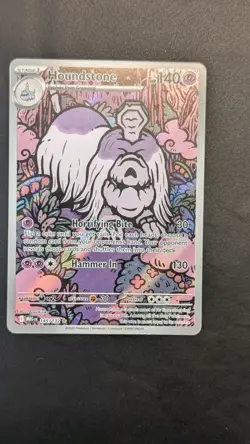 Houndstone 145/132 Mega Evolution Illustration Rare Pokemon Pack Fresh - Image 1